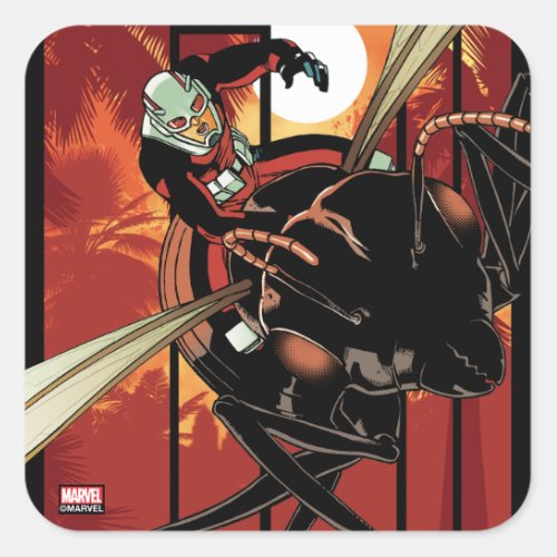 Avengers Classics  The Astonishing Ant_Man Cover Square Sticker