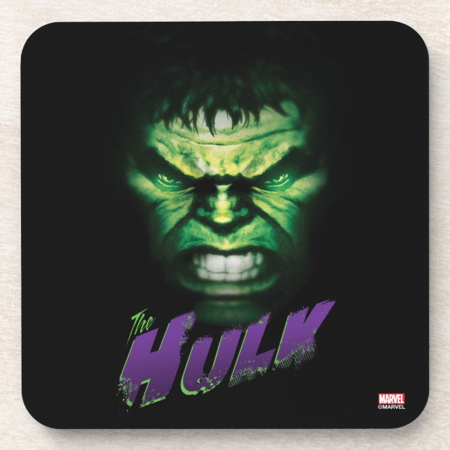 Avengers Classics | The Hulk Bold Graphic Beverage Coaster (Front)
