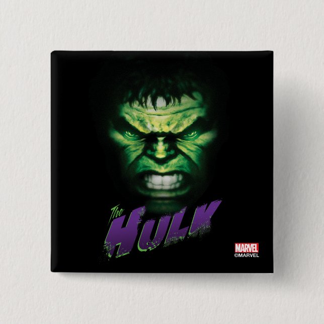 Avengers Classics | The Hulk Bold Graphic Button (Front)