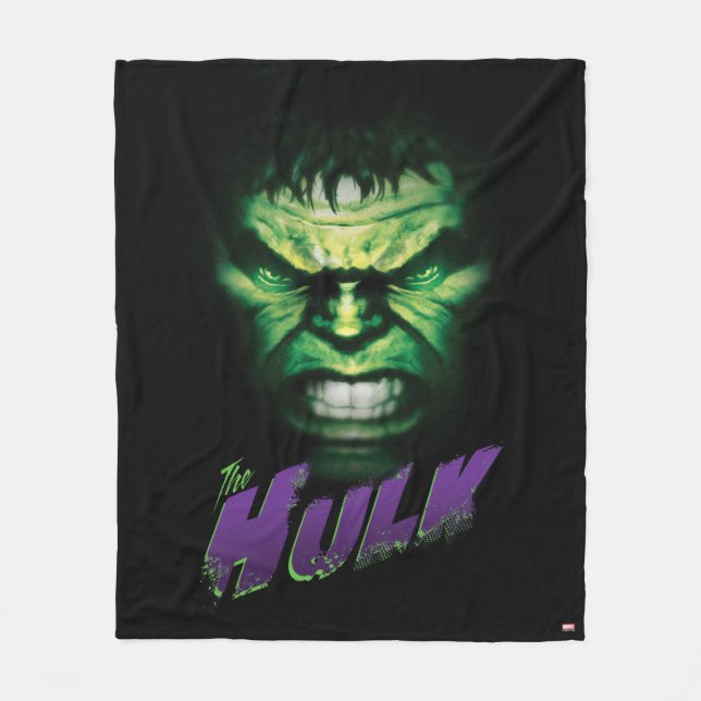 Avengers Classics | The Hulk Bold Graphic Fleece Blanket (Front)