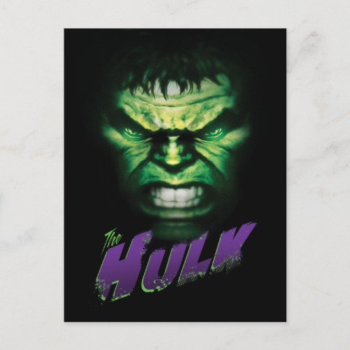 Avengers Classics  The Hulk Bold Graphic Postcard