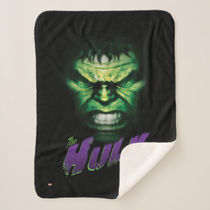 Avengers Classics The Hulk Bold Graphic Sherpa Blanket