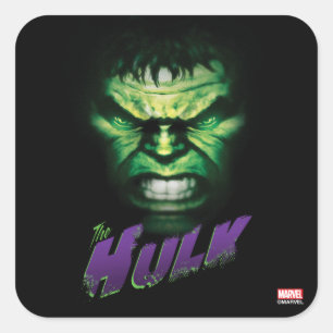 Avengers Classics   The Hulk Bold Graphic Square Sticker