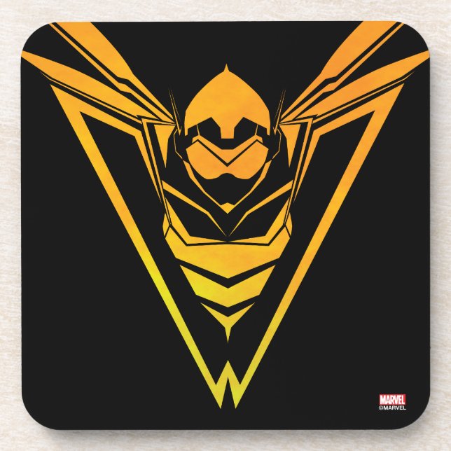 Avengers Classics | The Wasp Emblem Beverage Coaster (Front)