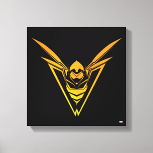 Avengers Classics   The Wasp Emblem Canvas Print