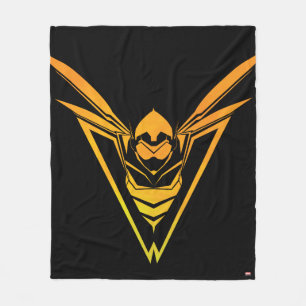 Avengers Classics   The Wasp Emblem Fleece Blanket