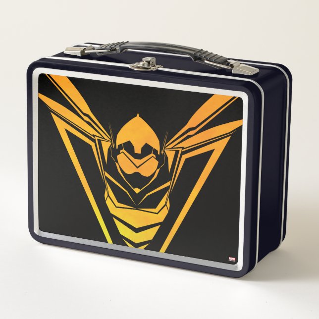 Avengers Classics | The Wasp Emblem Metal Lunch Box (Front)