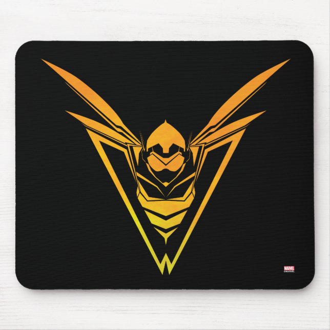 Avengers Classics | The Wasp Emblem Mouse Pad (Front)