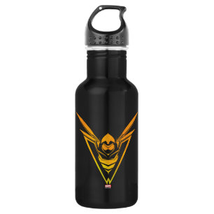 Avengers Classics   The Wasp Emblem Stainless Steel Water Bottle