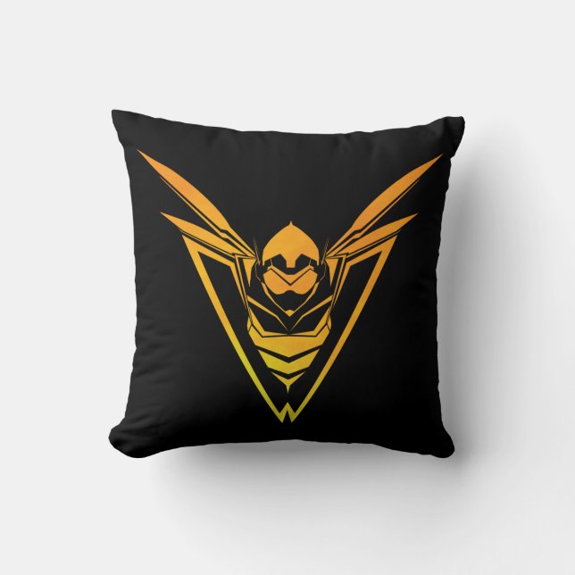 Avengers Classics | The Wasp Emblem Throw Pillow (Front)