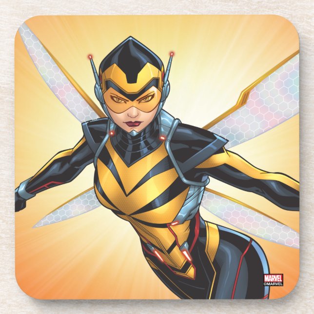 Avengers Classics | The Wasp Flying Beverage Coaster (Front)