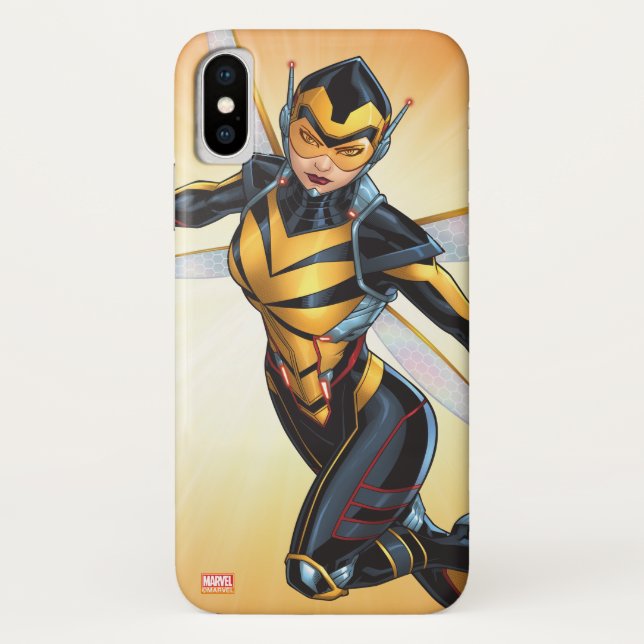 Avengers Classics | The Wasp Flying Case-Mate iPhone Case (Back)