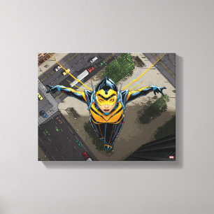 Avengers Classics The Wasp Head-On Canvas Print