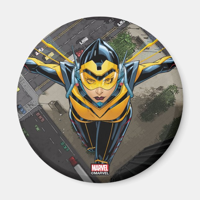 Avengers Classics | The Wasp Head-On Magnet (Front)