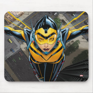 Avengers Classics   The Wasp Head-On Mouse Pad