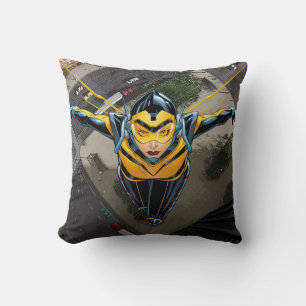 Avengers Classics   The Wasp Head-On Throw Pillow