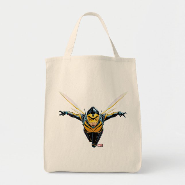 Avengers Classics | The Wasp Head-On Tote Bag (Front)