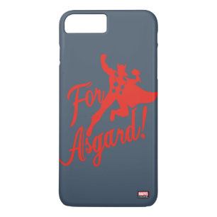 Avengers Classics Thor "For Asgard" Silhouette iPhone 8 Plus/7 Plus Case