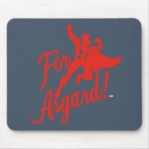 Avengers Classics Thor "For Asgard" Silhouette Mouse Pad