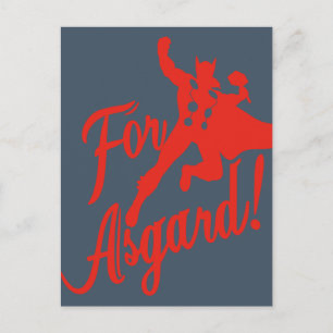 Avengers Classics Thor "For Asgard" Silhouette Postcard