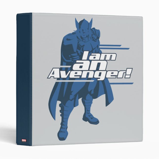 Avengers Classics | Thor "I Am" Graphic 3 Ring Binder (Front/Spine)