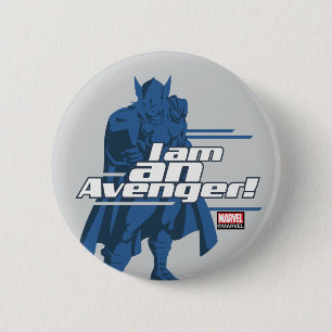Avengers Classics   Thor "I Am" Graphic Button