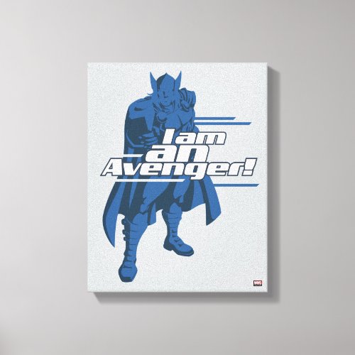 Avengers Classics  Thor I Am Graphic Canvas Print