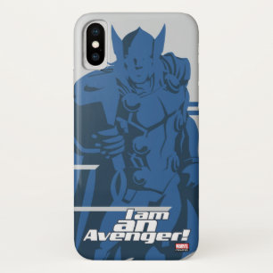 Avengers Classics Thor "I Am" Graphic iPhone X Case