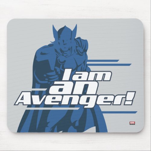 Avengers Classics  Thor I Am Graphic Mouse Pad