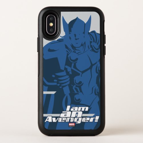 Avengers Classics  Thor I Am Graphic OtterBox Symmetry iPhone X Case