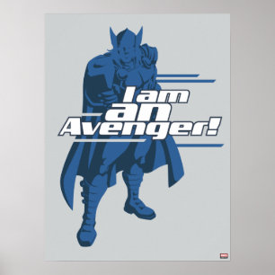 Avengers Classics Thor "I Am" Graphic Poster