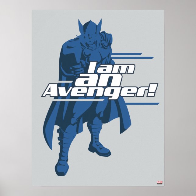 Avengers Classics | Thor "I Am" Graphic Poster (Front)