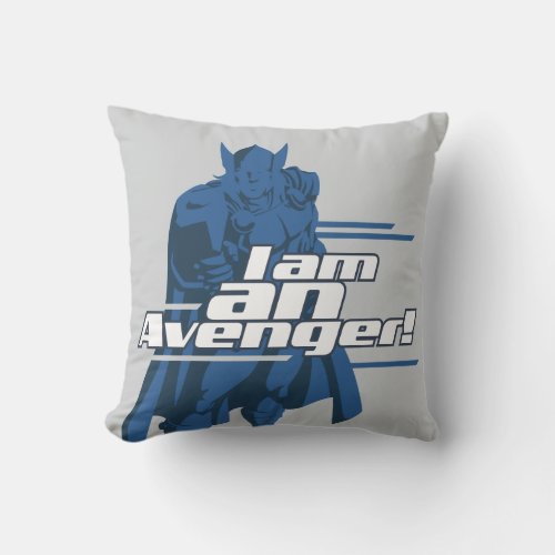 Avengers Classics  Thor I Am Graphic Throw Pillow