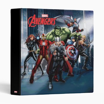 Avengers Classics | Thor Leading Avengers 3 Ring Binder by avengersclassics at Zazzle