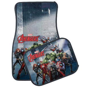 Avengers Classics   Thor Leading Avengers Car Floor Mat