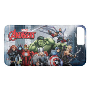 Avengers Classics Thor Leading Avengers iPhone 8 Plus/7 Plus Case