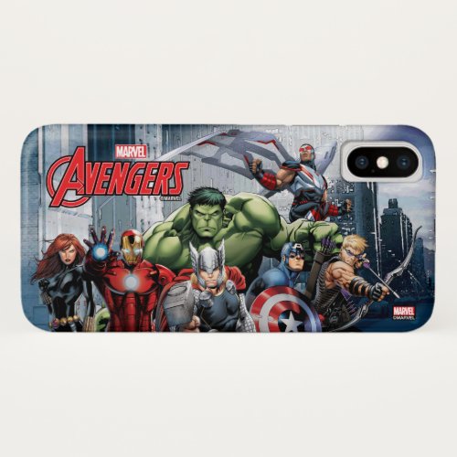 Avengers Classics  Thor Leading Avengers iPhone X Case