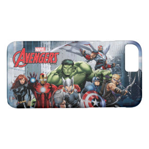 Avengers Classics Thor Leading Avengers iPhone 8/7 Case