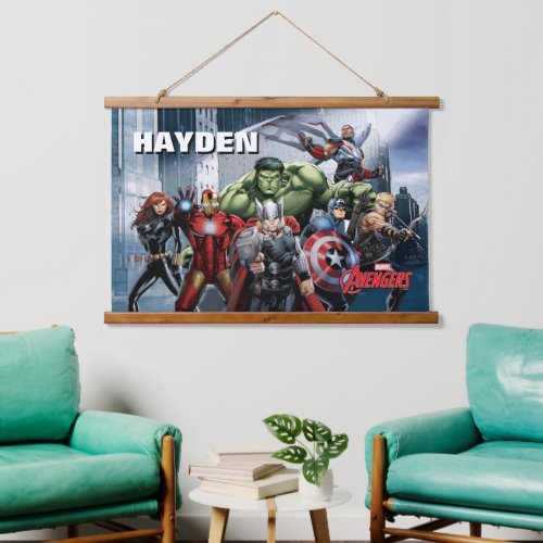 Avengers Classics  Thor Leading Avengers Hanging Tapestry