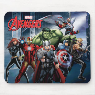 Avengers Classics Thor Leading Avengers Mouse Pad