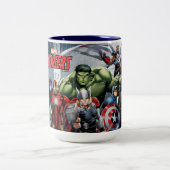 Avengers Classics | Thor Leading Avengers Two-Tone Coffee Mug (Center)