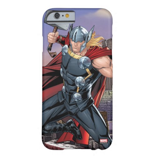 Avengers Classics  Thor Leaping With Mjolnir Barely There iPhone 6 Case