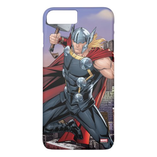 Avengers Classics  Thor Leaping With Mjolnir iPhone 8 Plus7 Plus Case