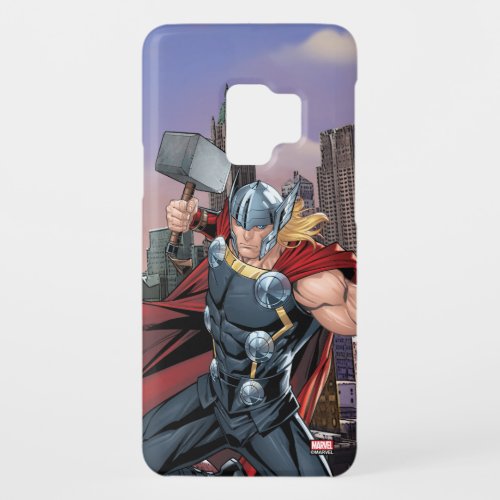 Avengers Classics  Thor Leaping With Mjolnir Case_Mate Samsung Galaxy S9 Case