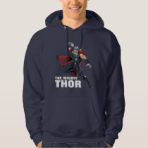 Avengers Classics | Thor Leaping With Mjolnir Hoodie