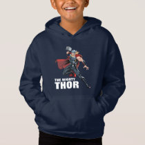Avengers Classics | Thor Leaping With Mjolnir Hoodie