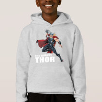 Avengers Classics | Thor Leaping With Mjolnir Hoodie