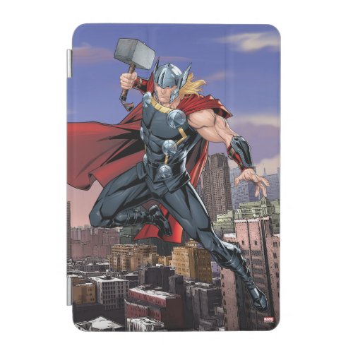 Avengers Classics  Thor Leaping With Mjolnir iPad Mini Cover