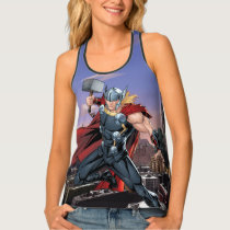 Avengers Classics | Thor Leaping With Mjolnir Tank Top