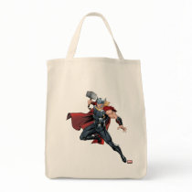 Avengers Classics | Thor Leaping With Mjolnir Tote Bag